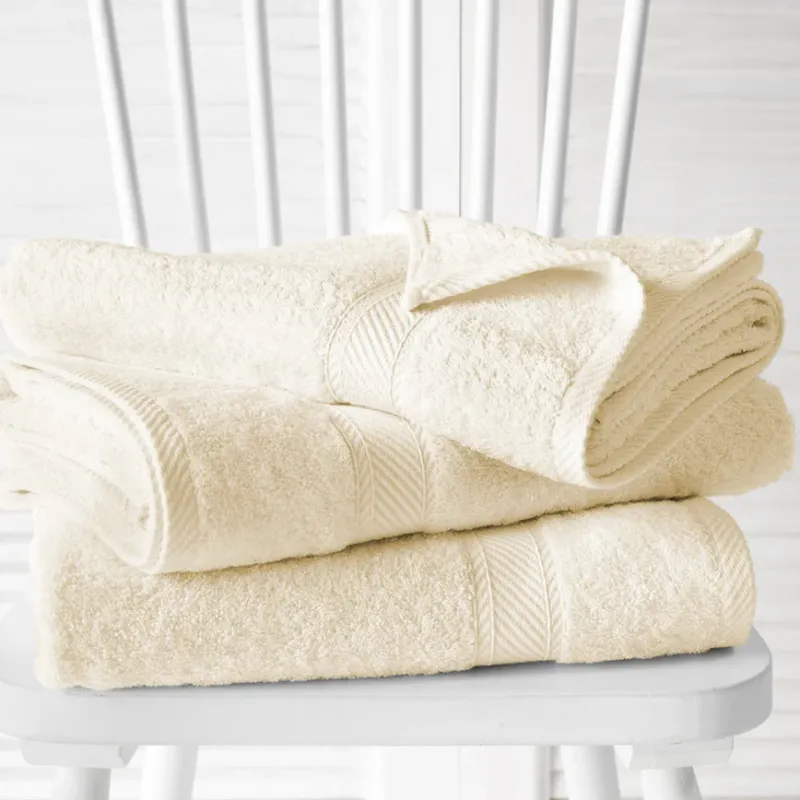 Douchelakens Helene Cream - 70 x 140 cm - 3 stuks - Katoen