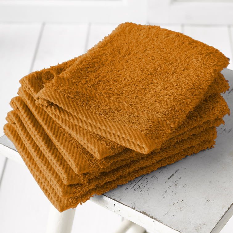 Washandjes Helene Copper - 15 x 21 cm - 6 stuks - Katoen