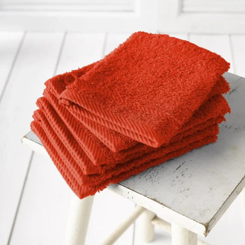 Washandjes Helene Tiger 15 x 21 cm - 6 stuks - Katoen