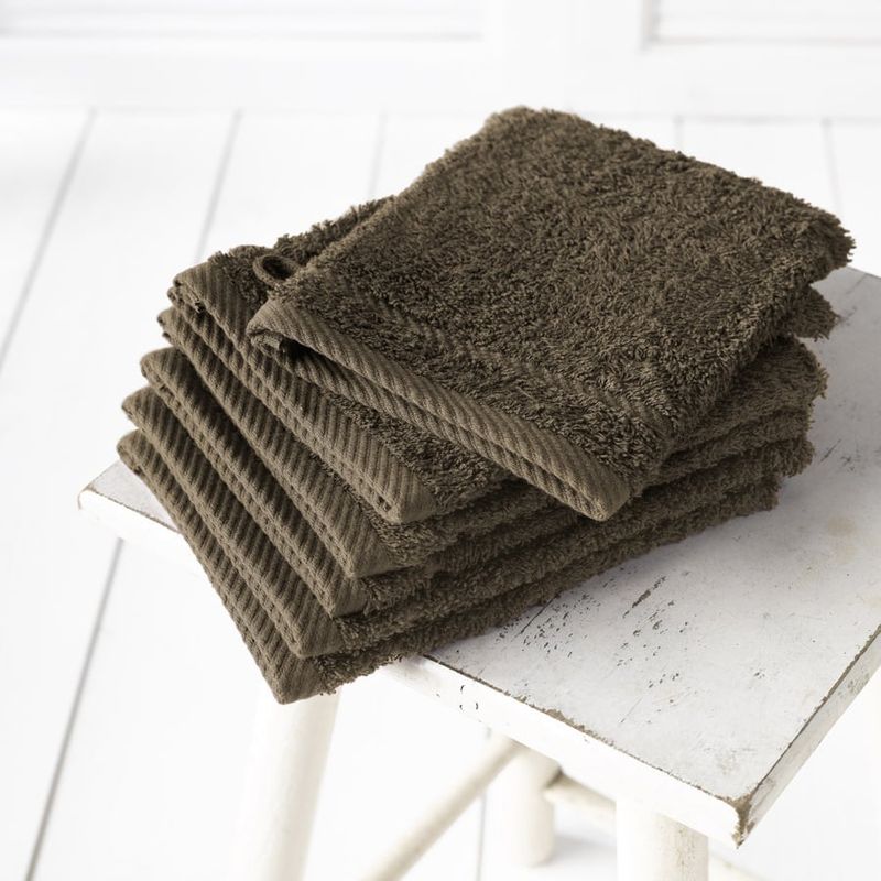 Washandjes Helene Falcon 15 x 21 cm - 6 stuks - Katoen