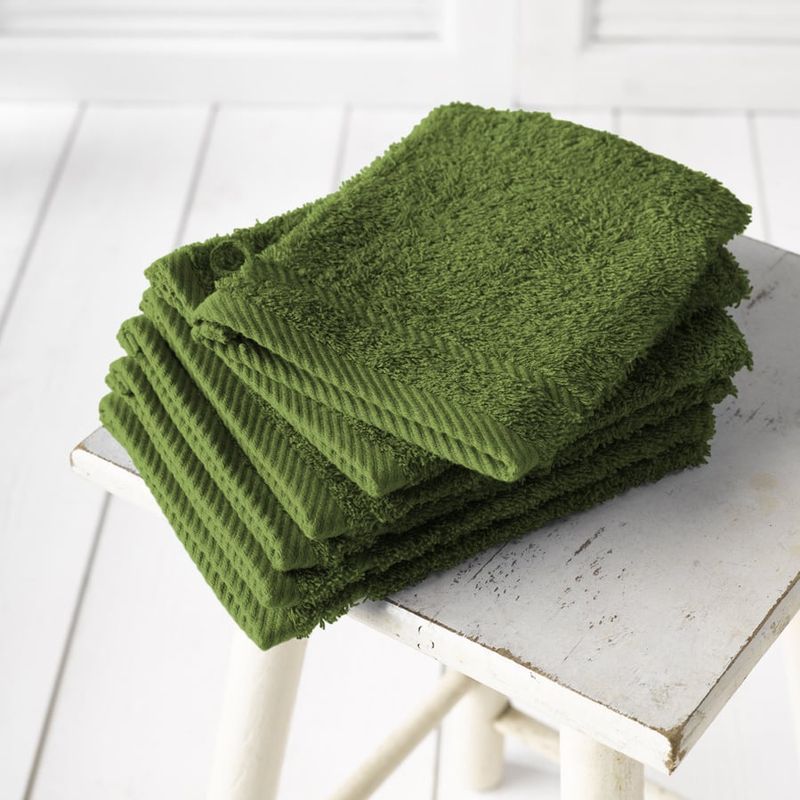 Washandjes Helene Cactus 15 x 21 cm - 6 stuks - Katoen