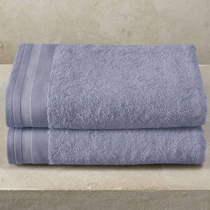 Badlaken Contessa, Stone Blue - 70 x 140 cm - 2 stuks - Katoen