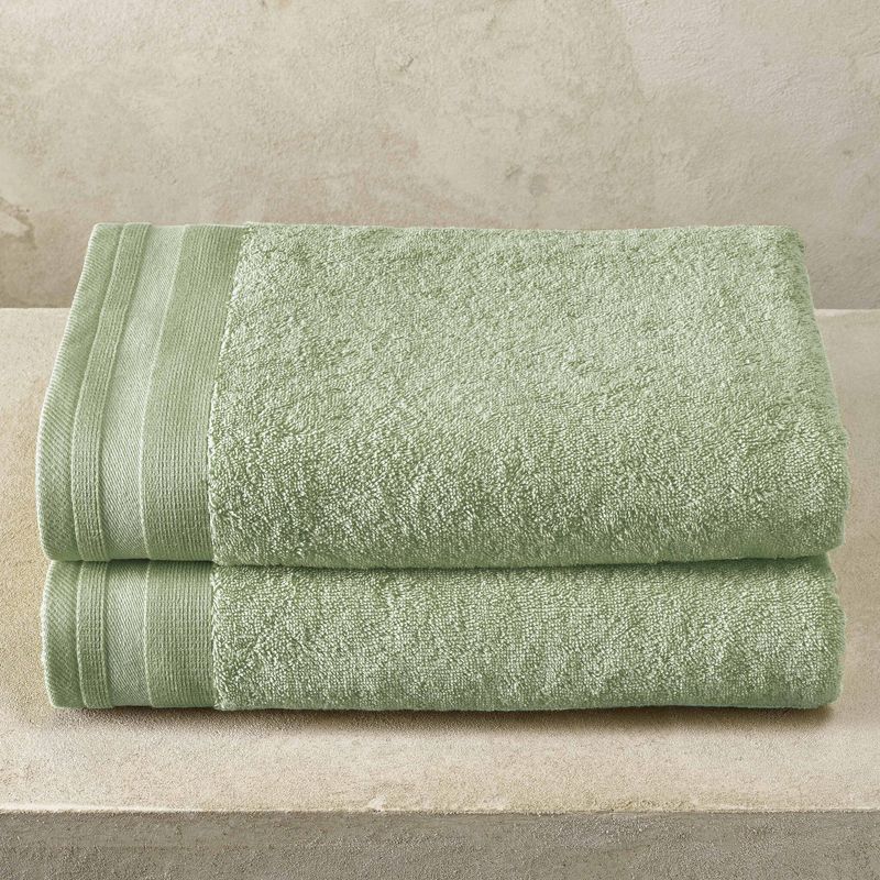 Badlaken Contessa, Sea Green - 70 x 140 cm - 2 stuks - Katoen