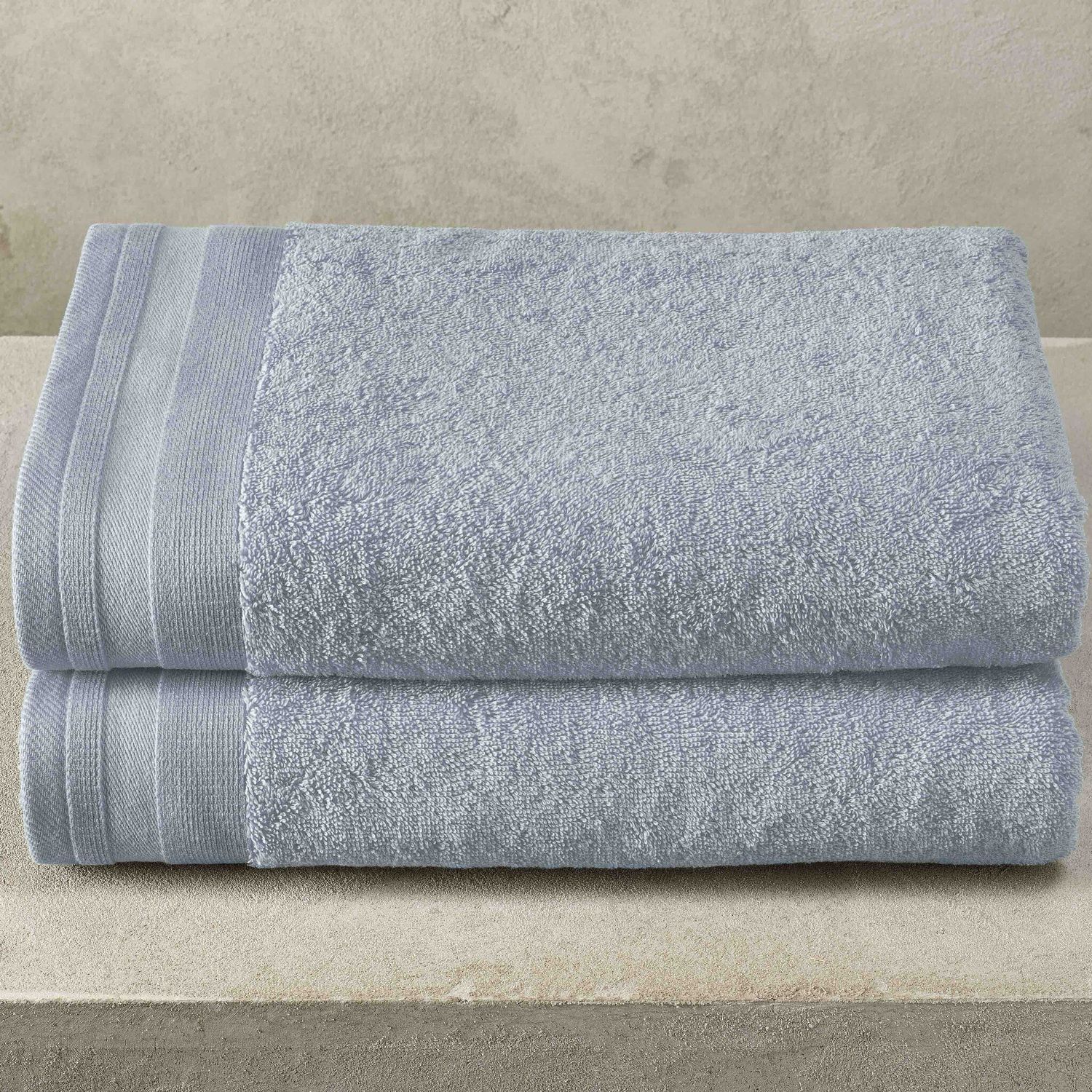 Badlaken Contessa, Ice Blue - 70 x 140 cm - 2 stuks - Katoen