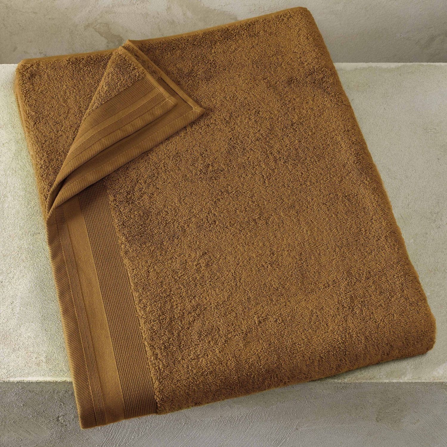 Badlaken Contessa, Caramel - 100 x 150 cm - Katoen