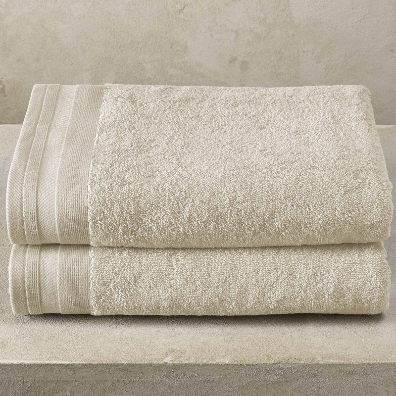 Badlaken Contessa, Sand - 70 x 140 cm - 2 stuks - Katoen