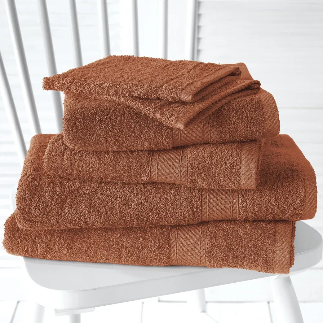 Promopack Helene, Caramel - 2 washandjes + 2 handdoeken + 2 douchelakens