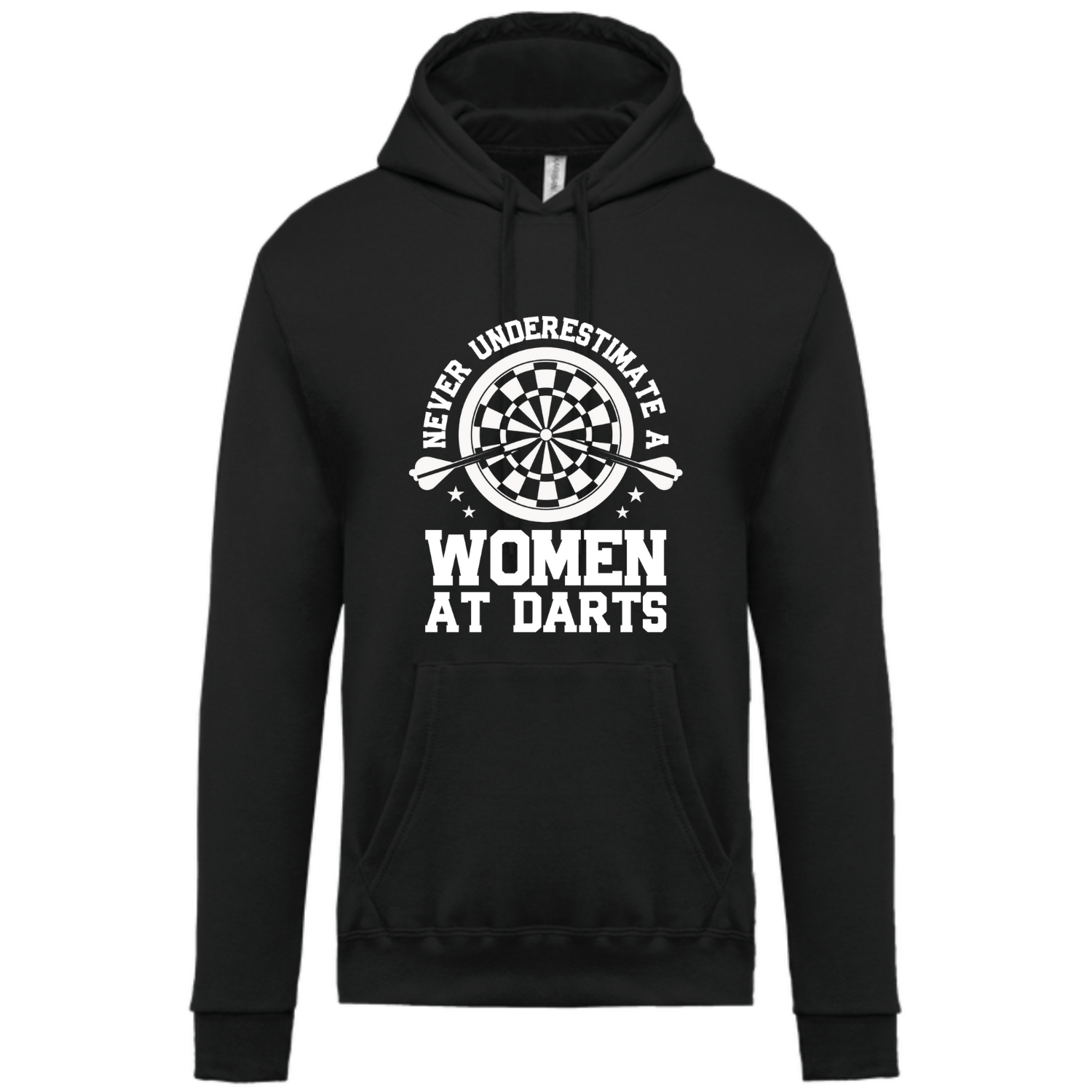 NEVER UNDERESTIMATE A WOMEN AT DARTS