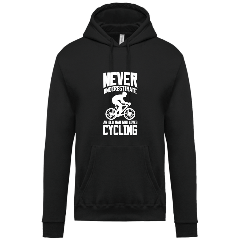 NEVER UNDERESTIMATE AN OLD MAN WHO LOVES CYCLING