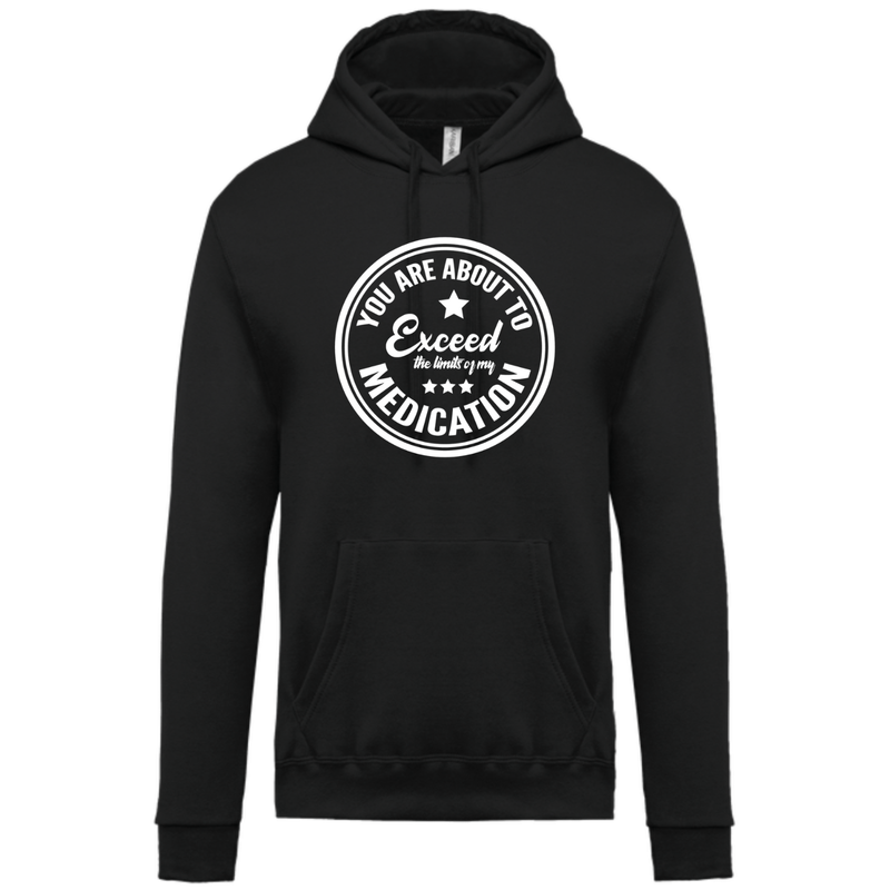 YOU ARE ABOUT TO EXCEED the limits of my MEDICATION