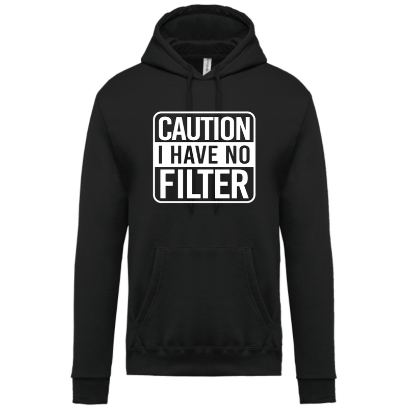 CAUTION I HAVE NO FILTER