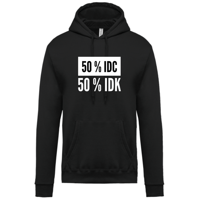 50% IDC 50% IDK