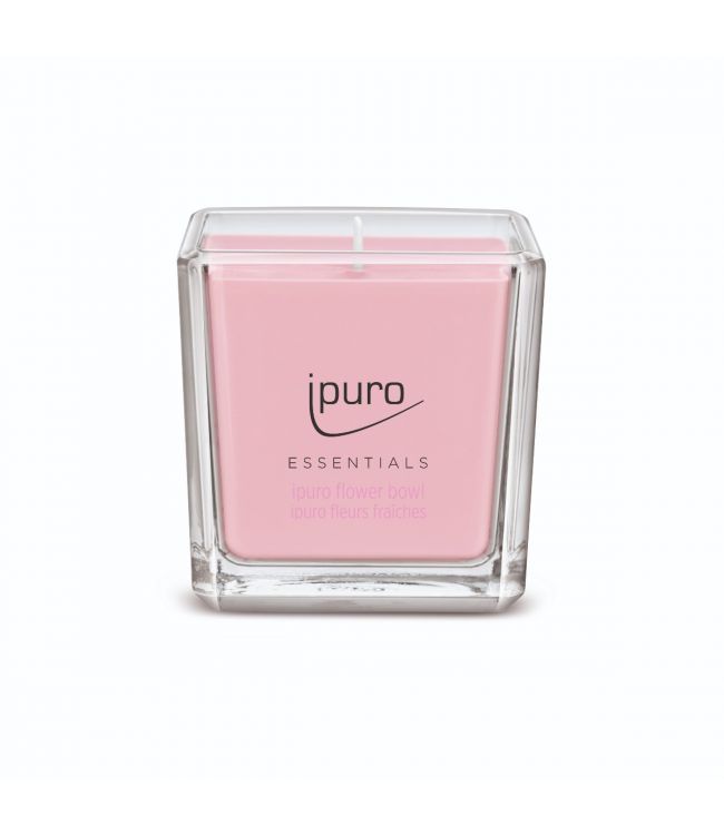 Geurkaars Flower Bowl 125gr. SET VAN 3x125gr