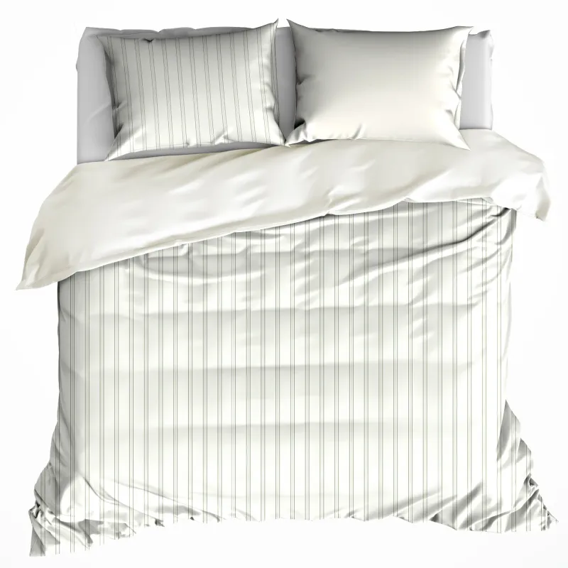 Dekbedovertrek Chiara Winter Moss - 200 x 200 + 2 st. 60 x 70 cm - Katoen Satijn