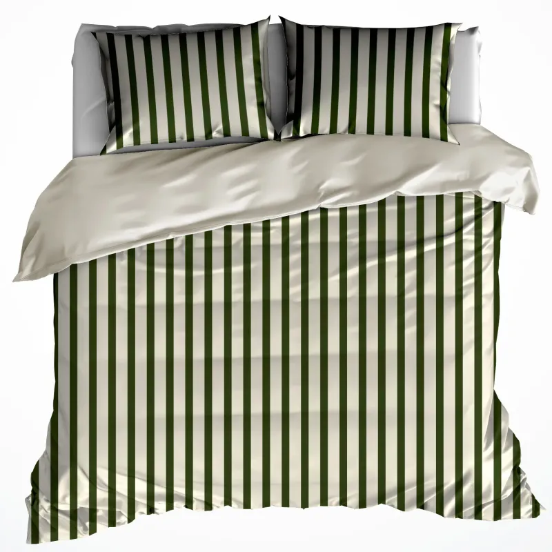 Dekbedovertrek Matcha Winter Moss - 240 x 220 + 2 st. 60 x 70 cm - Katoen Flanel