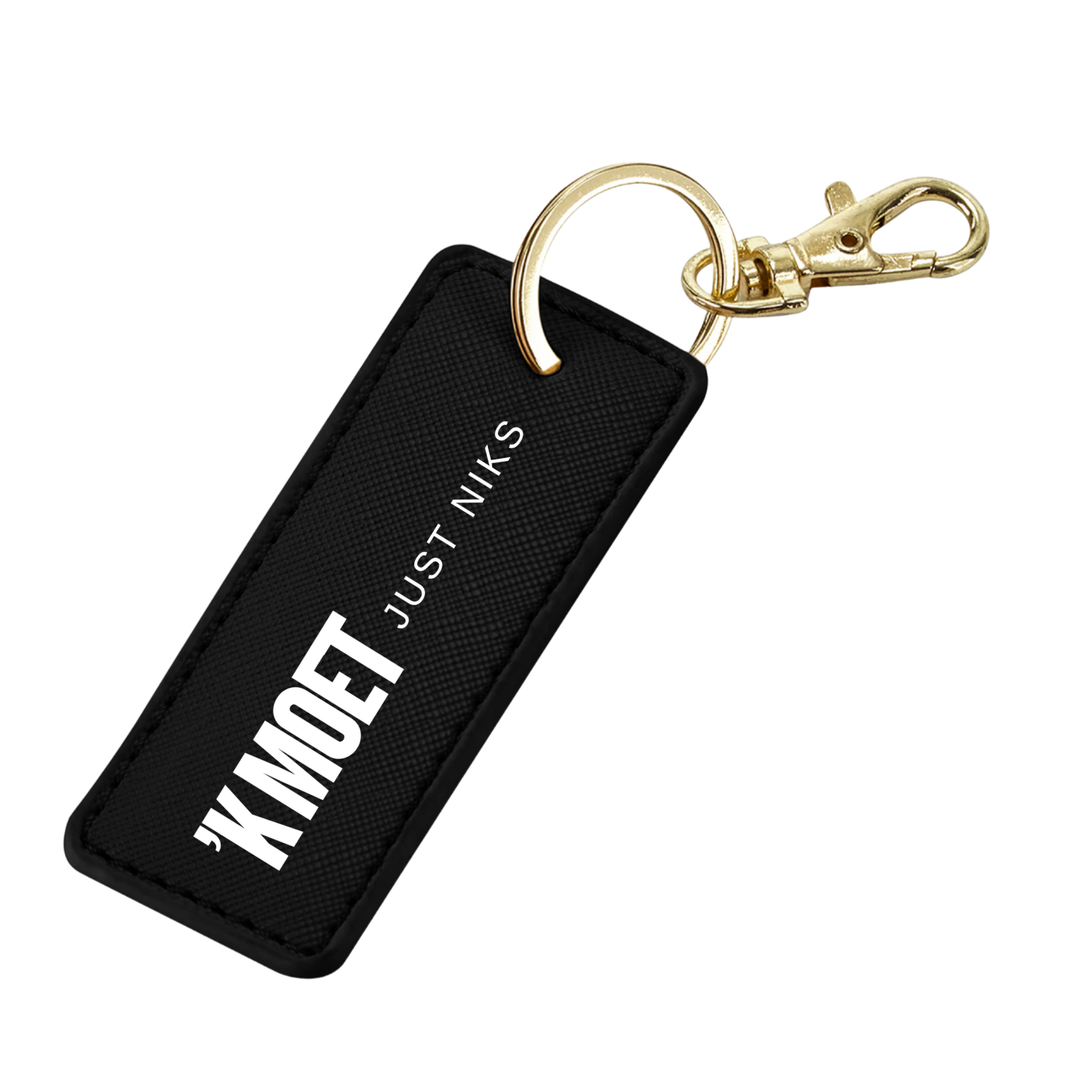 SLEUTELHANGER 'K MOET JUST NIKS (verschillende kleuren)