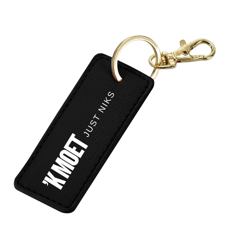 SLEUTELHANGER 'K MOET JUST NIKS (verschillende kleuren)