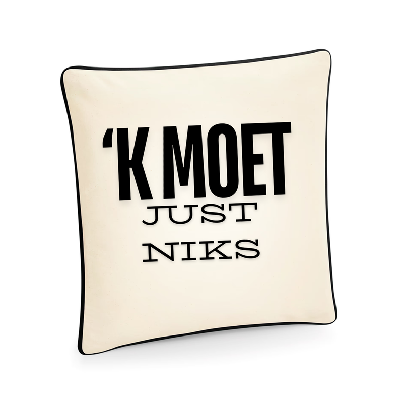 KUSSEN+HOES 'K MOET JUST NIKS