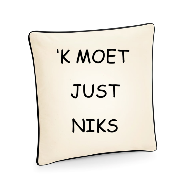 KUSSEN+HOES 'K MOET JUST NIKS