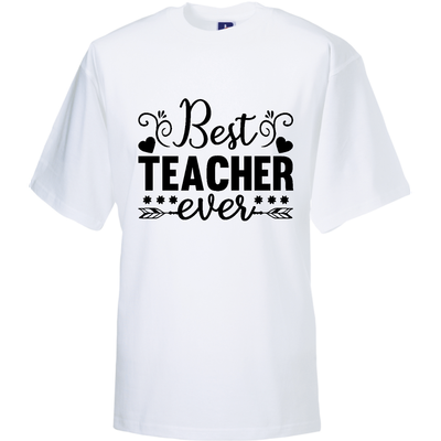 BEST TEACHER EVER (verschillende kleuren en maten) BEST TEACHER EVER (verschillende kleuren en maten)