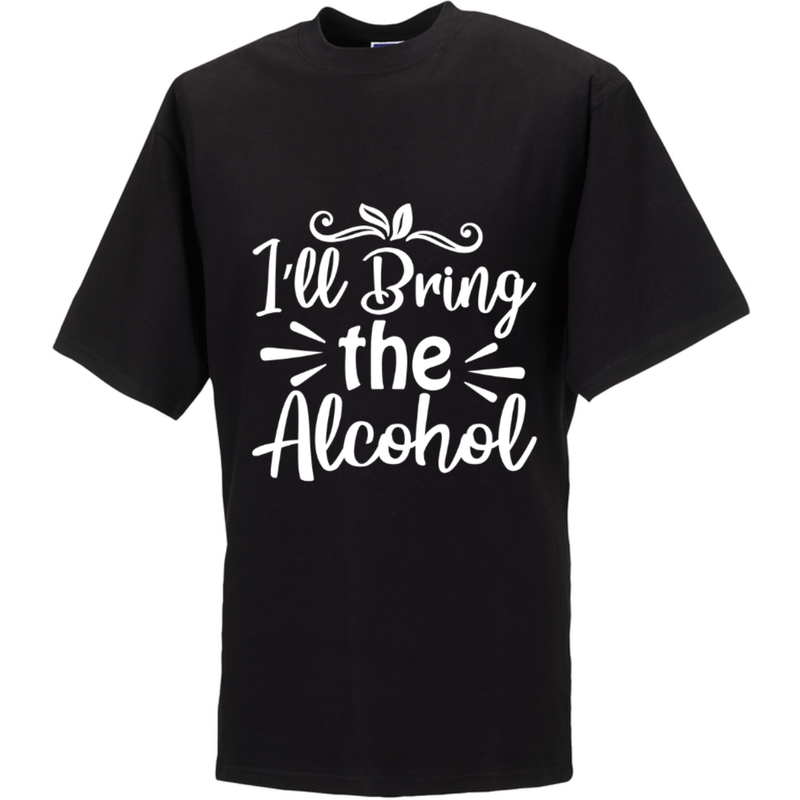 I'LL BRING THE ALCOHOL  (verschillende kleuren en maten)