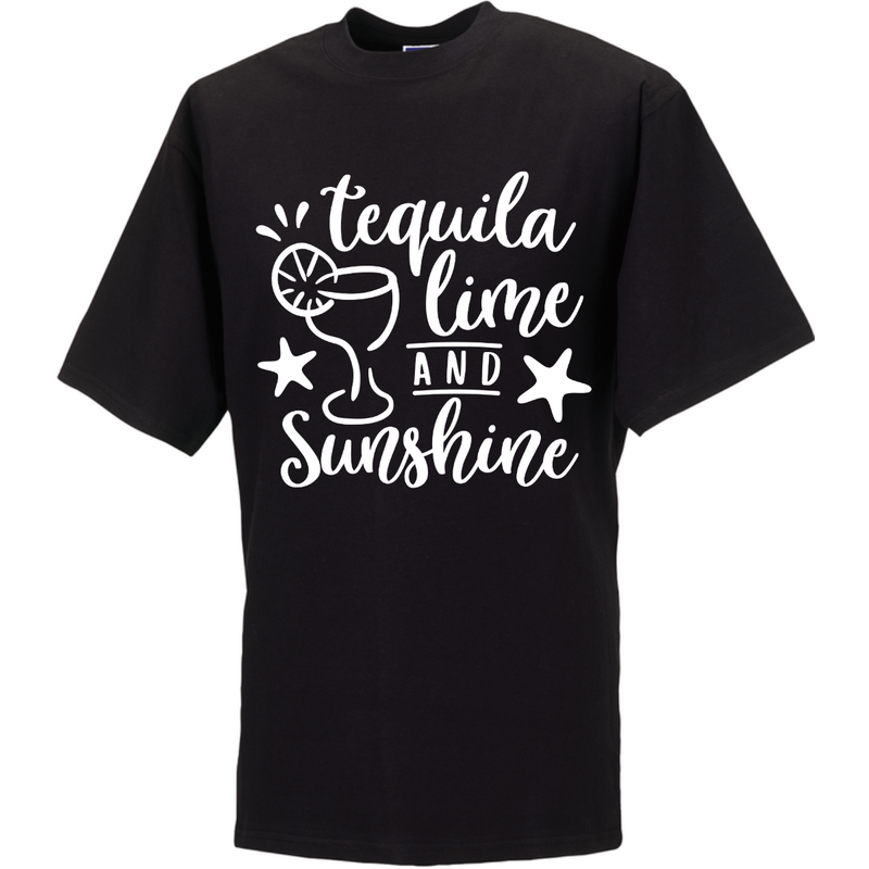 TEQUILA , LIME AND SUNSHINE (verschillende kleuren en maten)