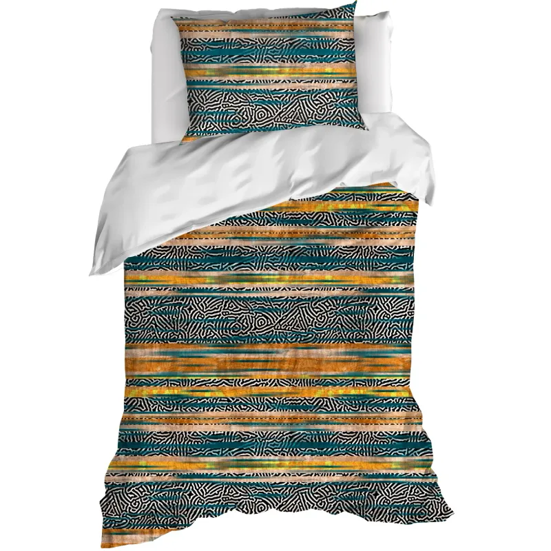 Dekbedovertrek Georges, Tofu - 140 x 200/220 - Katoen Percal