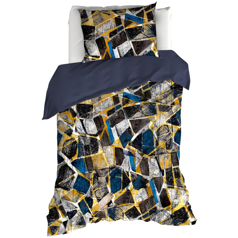 Dekbedovertrek Valdez Outer Space - Eenpersoons - 140 x 200/220 cm - Katoen Satijn