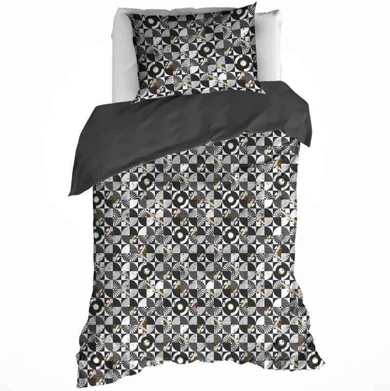 Dekbedovertrek division froged iron 140x200/220+60x70 katoen