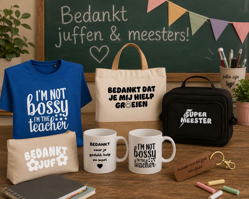 Cadeau voor Juf en Meester