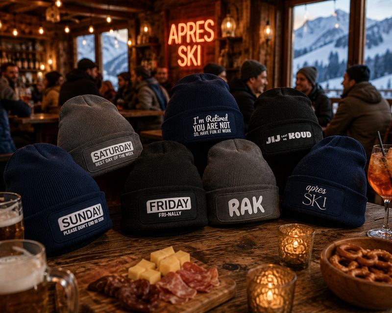 Beanies met Tekst