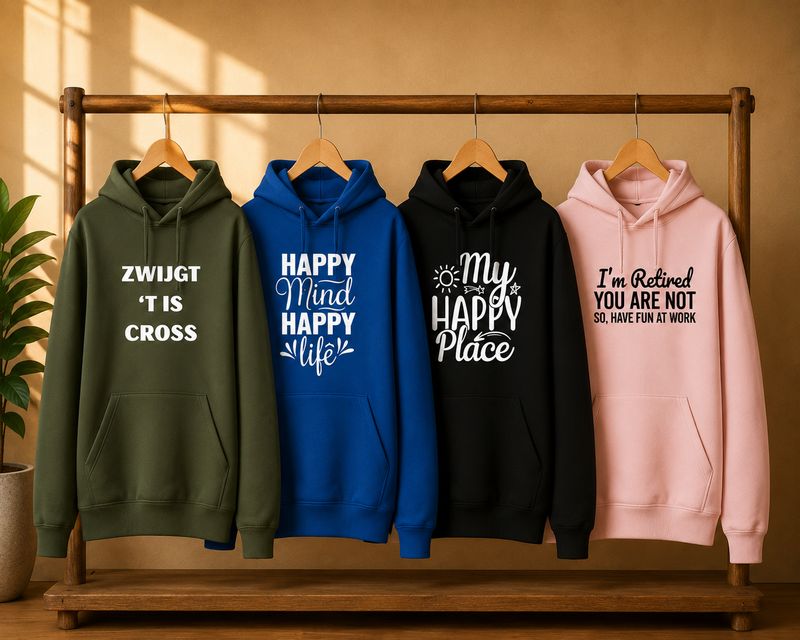 Hoodie met nog meer Leuke Teksten