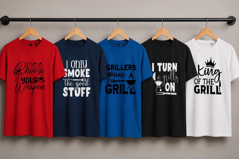 Tshirts met Bbq Teksten