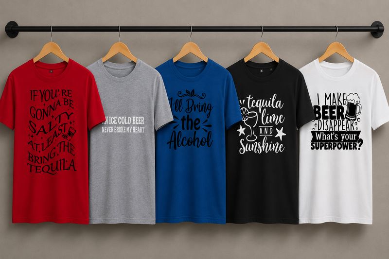 Tshirts met Alcohol Teksten