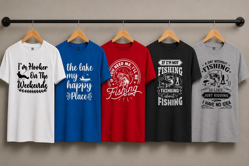 Tshirts met Vissers Teksten