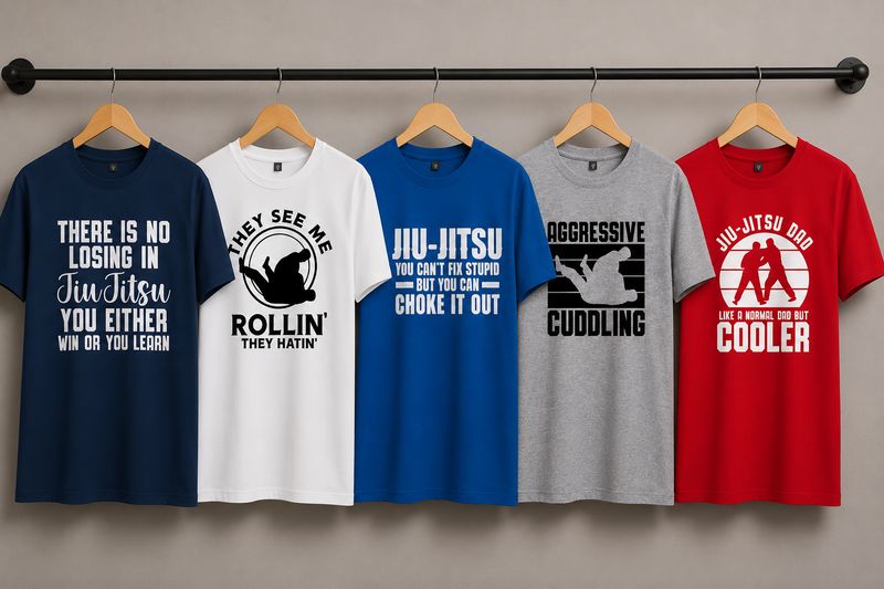 Tshirts met Jiu Jitsu Teksten