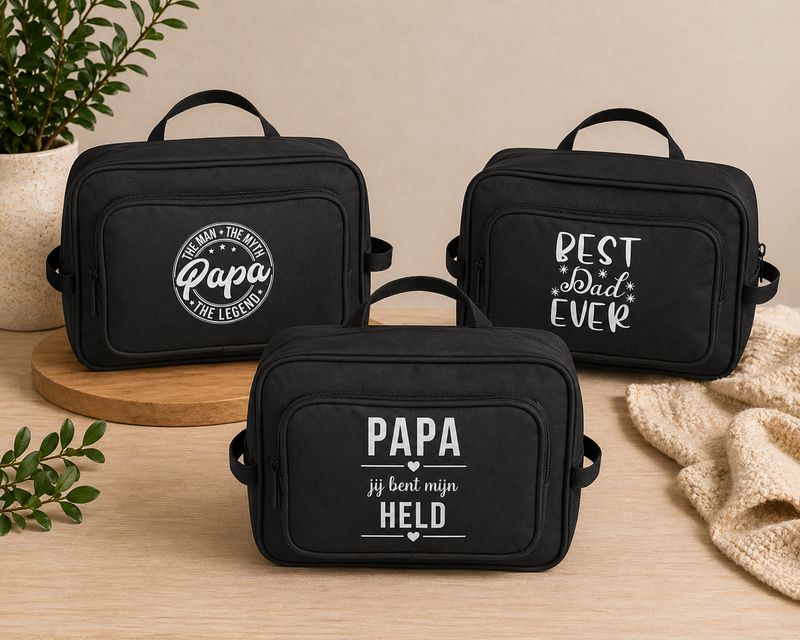 Toilettassen met Teksten voor papa