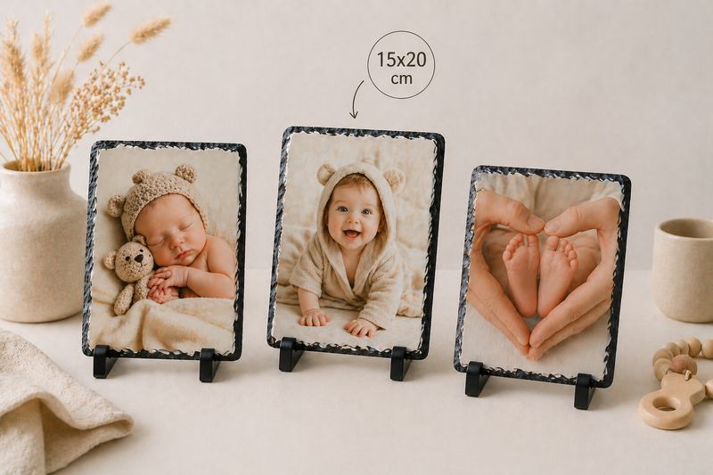 Leistenen met Foto 15x20cm
