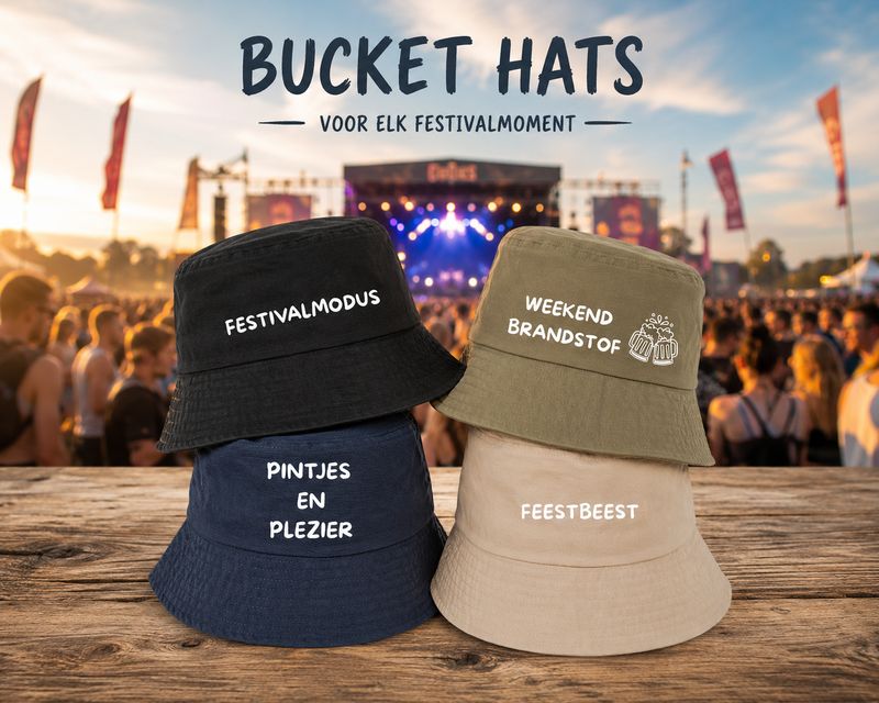 Festivalhoedjes met Teksten