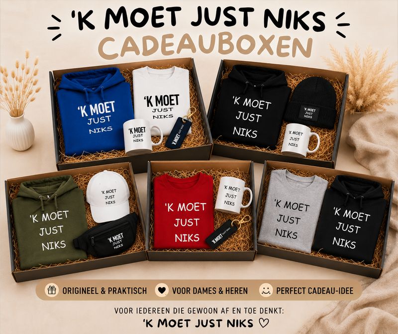 Cadeauboxen 'K Moet Just Niks