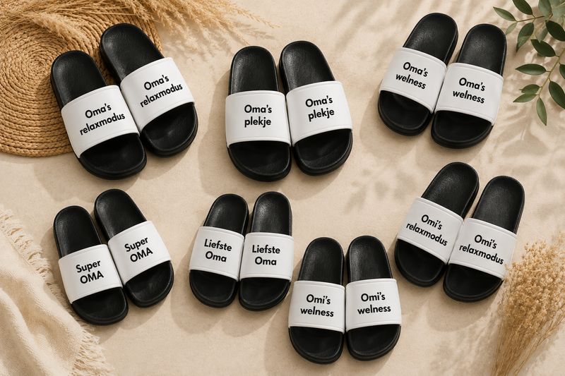 Gepersonaliseerde slippers