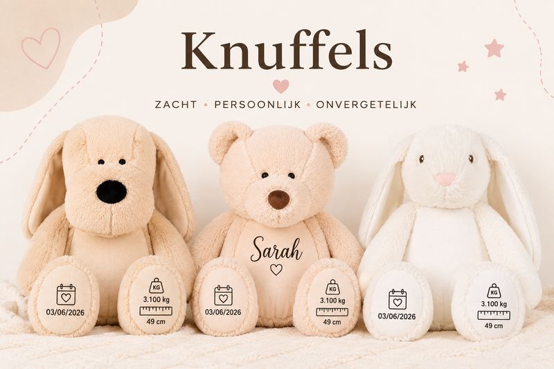 Geboorte knuffels