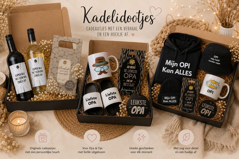 Cadeauboxen voor opa/opi