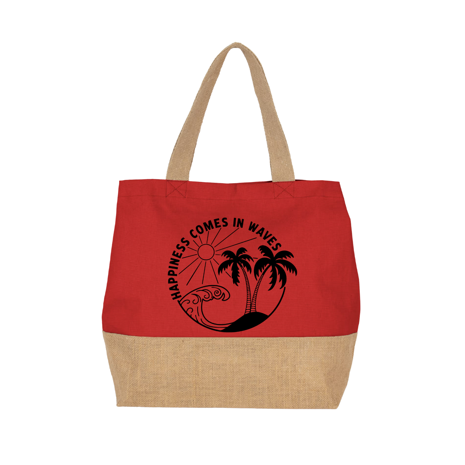 HAPPINESS COMES IN WAVES (verschillende kleuren) HAPPINESS COMES IN WAVES (verschillende kleuren)