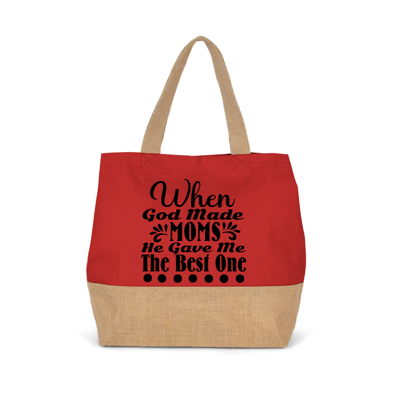 WHEN GOD MADE MOMS, HE GAVE ME THE BEST ONE (verschillende kleuren)