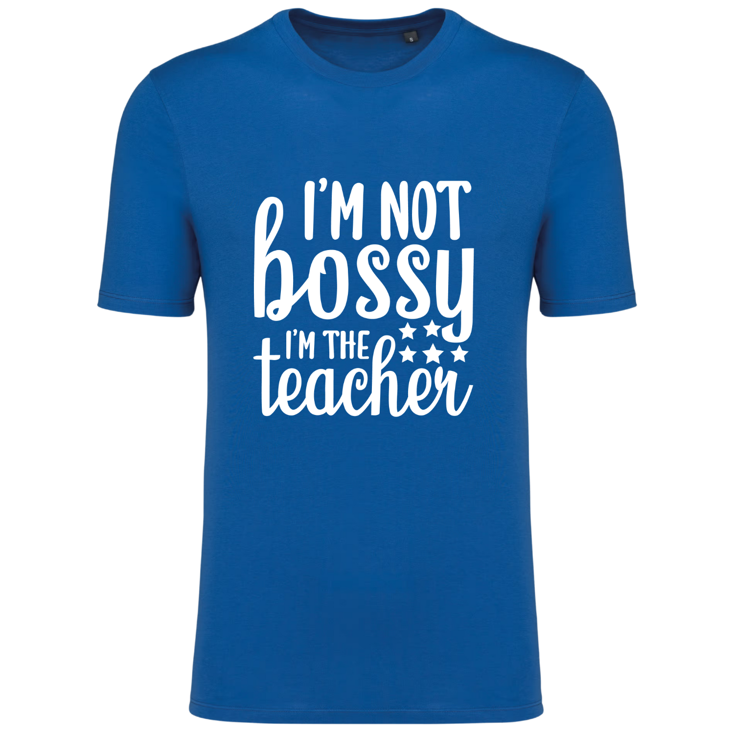 I'M NOT BOSSY, I'M THE TEACHER (verschillende kleuren) I'M NOT BOSSY, I'M THE TEACHER (verschillende kleuren)