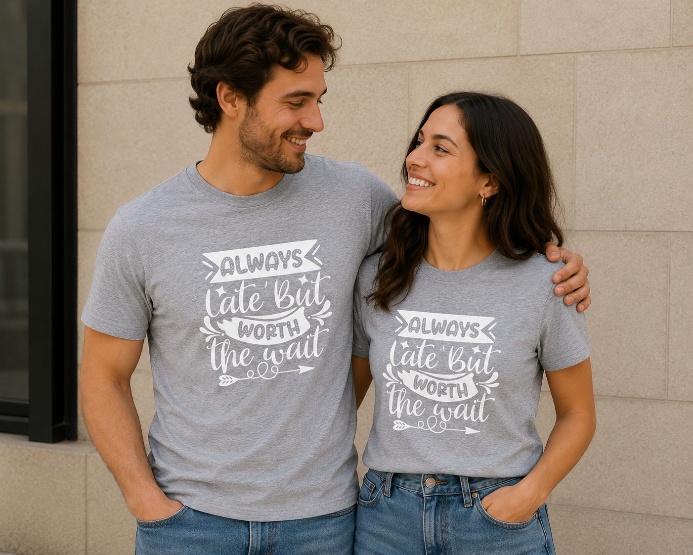 Always Late But Worth The Wait T-Shirt - Grappige T-Shirt - Leuk Cadeau