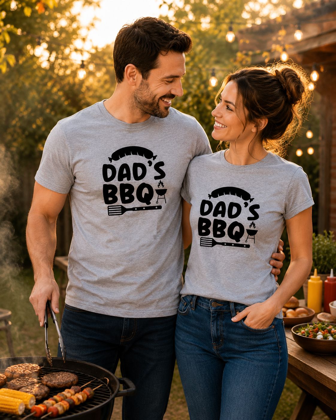 Dad’s BBQ - T-Shirt – Grappig BBQ Shirt voor Papa &amp; Vaderdag Cadeau