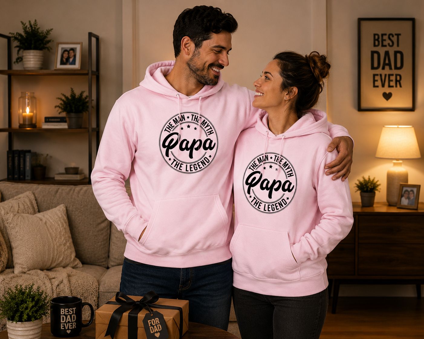 The Man The Myth The Legend Papa - Hoodie – Origineel Vader Hoodie Cadeau voor Papa