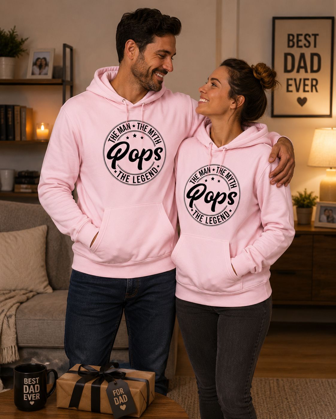 The Man The Myth The Legend Pops -Hoodie – Origineel Vader Hoodie Cadeau voor Papa